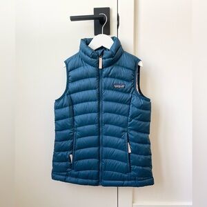 Girls Patagonia Down Vest - Size Small 7-8